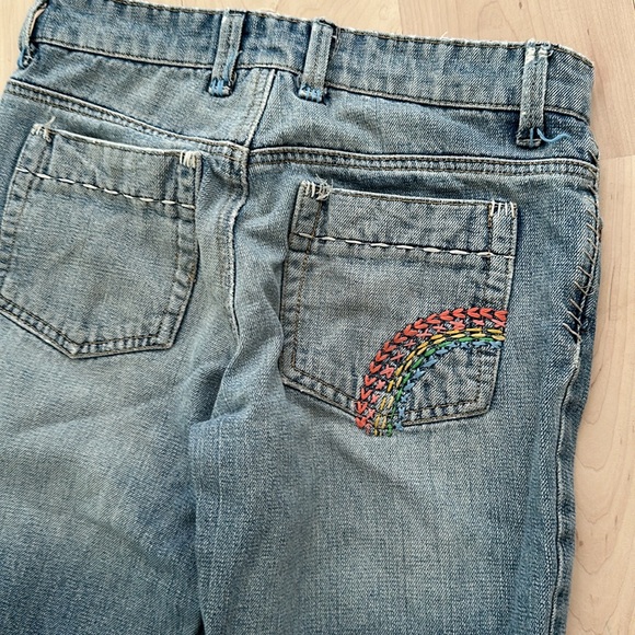 Vintage Joe’s Jeans with pastel rainbow low rise size 26 Women’s - Picture 1 of 9